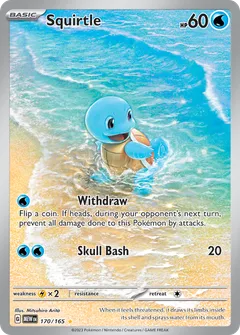 Squirtle · 151 · 170/165